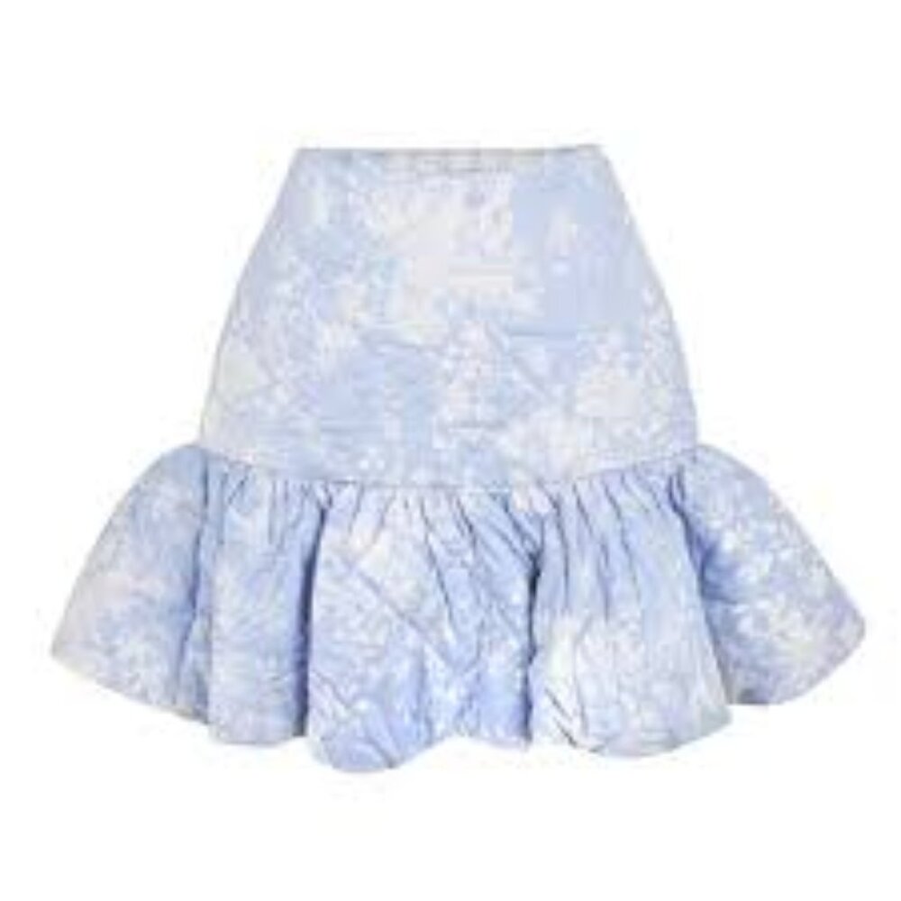Dairy Floral Gingham Cusion Skirt XL